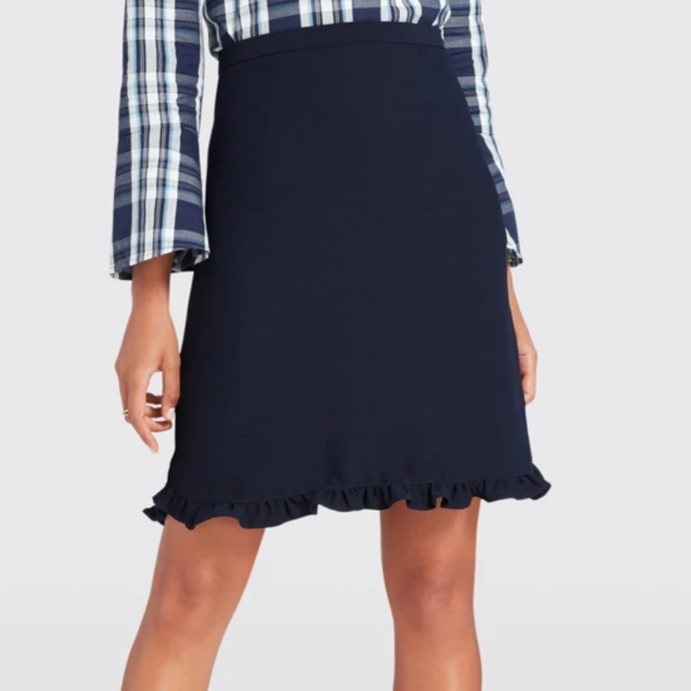 Draper James, Flirty ruffle hem skirt, NWT